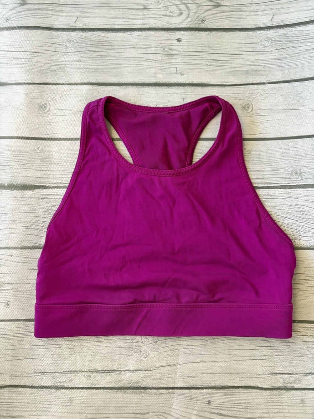 Fabletics Magenta Racerback Sports Bra - Picture 1 of 2